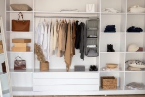 espaço organizado de Como fazer um closet.