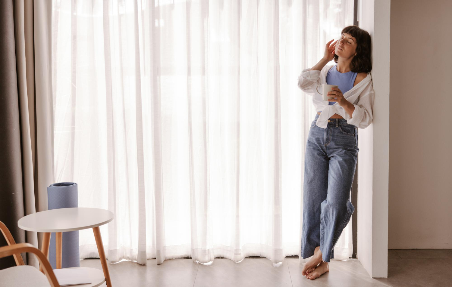 cortinas para relaxar em casa