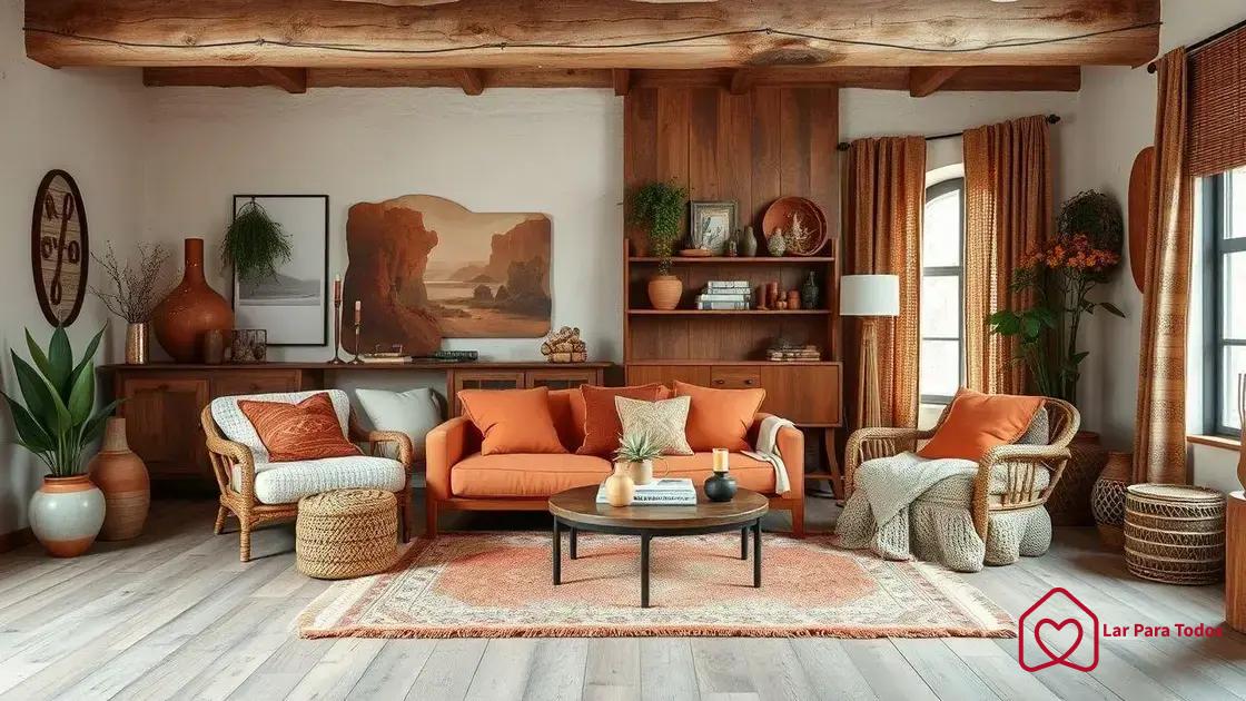 Tons terrosos em diferentes estilos de decoração