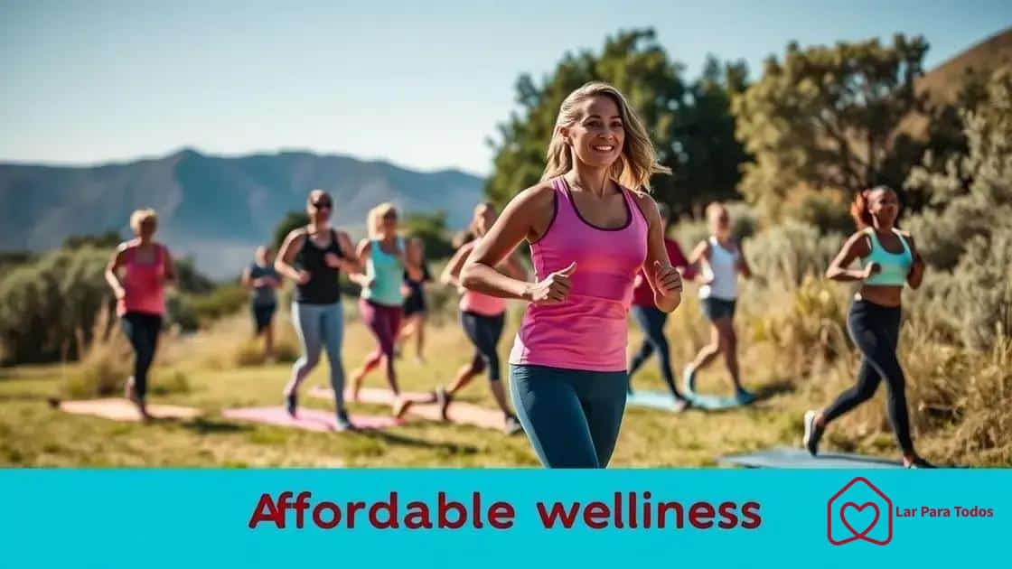 Budget-friendly wellness tips for a healthier lifestyle