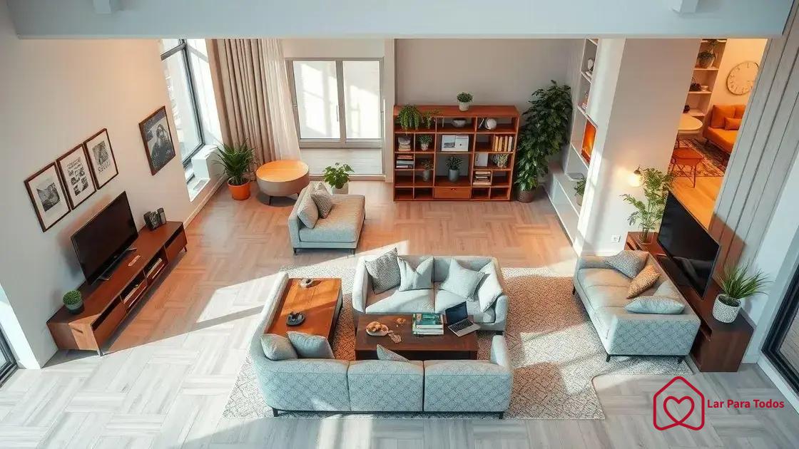 layout ideal para a organização do lar