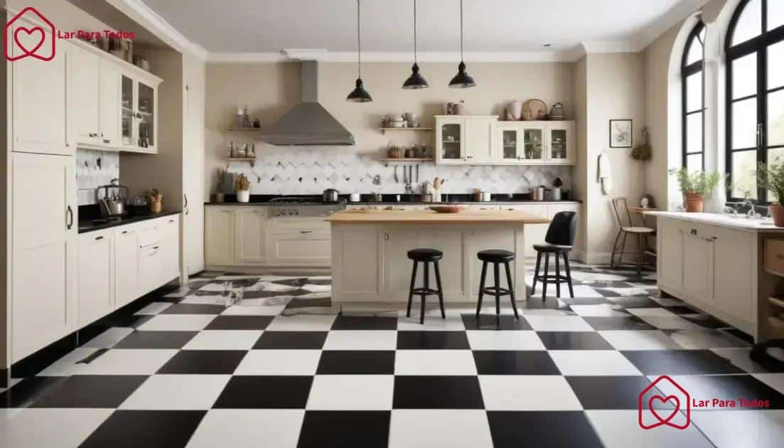 Checkerboard tile diy kitchen or bath ideas