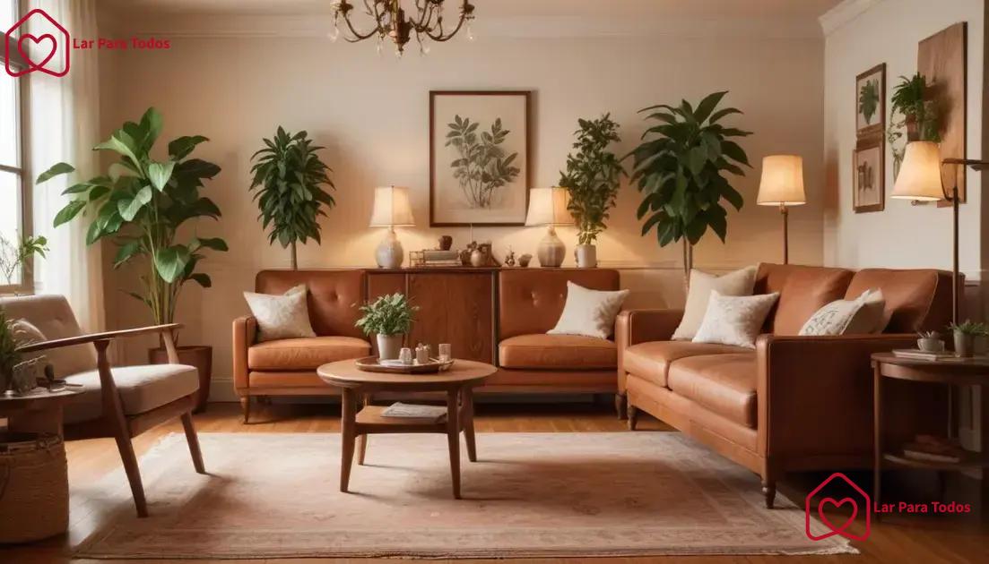 Vintage wood tones decor