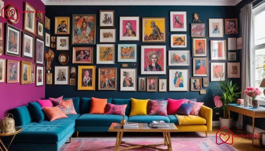 Maximalist gallery wall in 1 day: transform your space