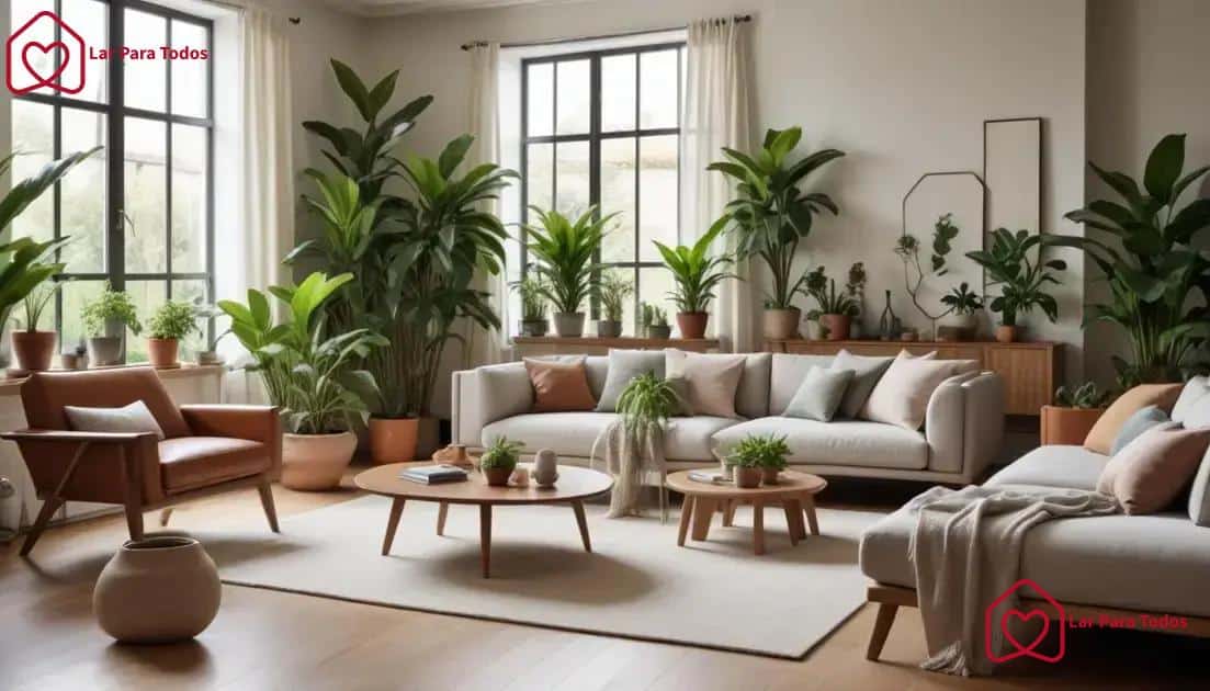 Como combinar plantas com a decoração existente