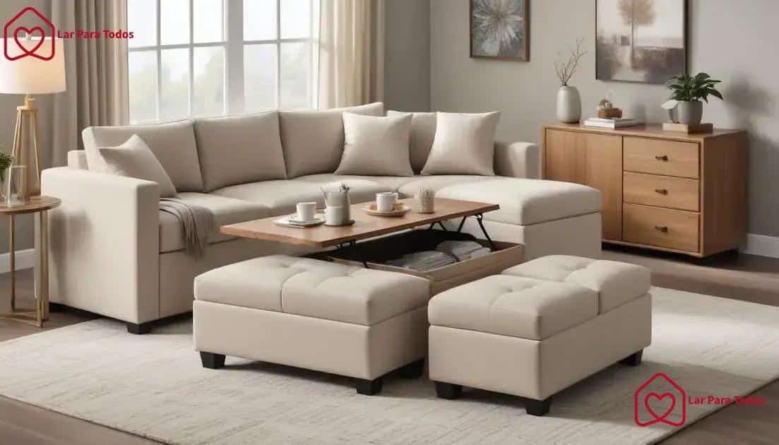 Móveis multifuncionais e seu impacto