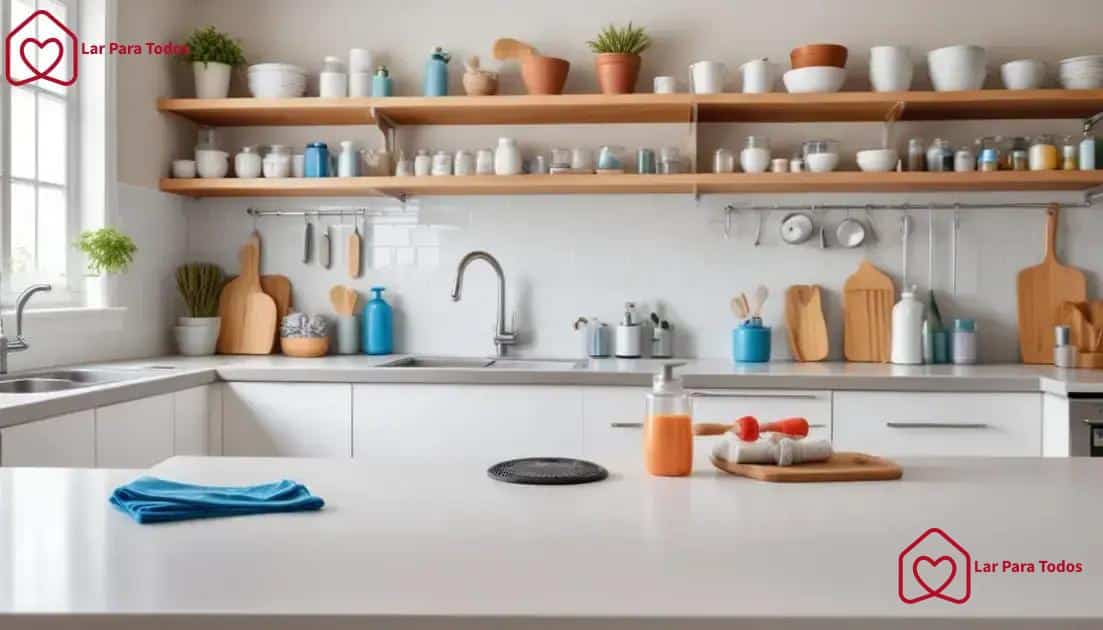 Dicas de limpeza rápida e eficiente