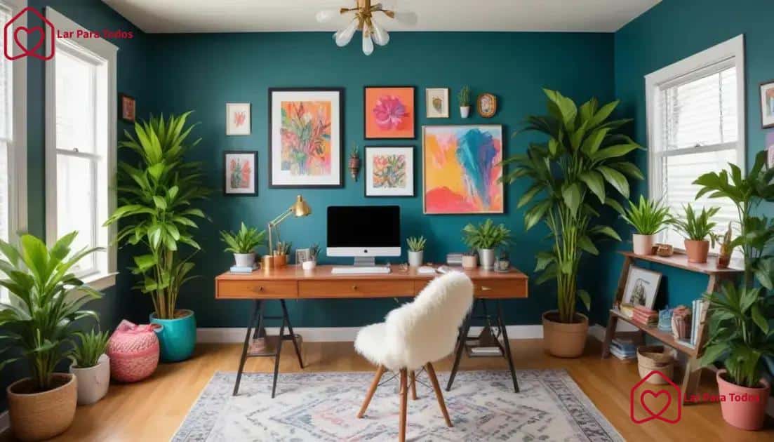 Elementos decorativos que inspiram criatividade