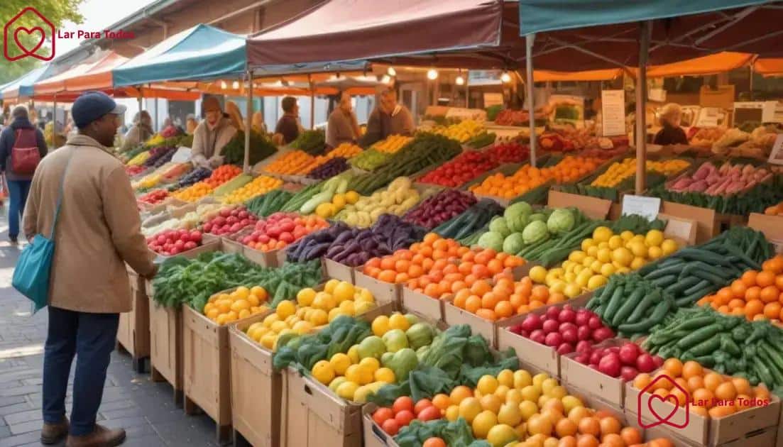 Choosing seasonal and local produce