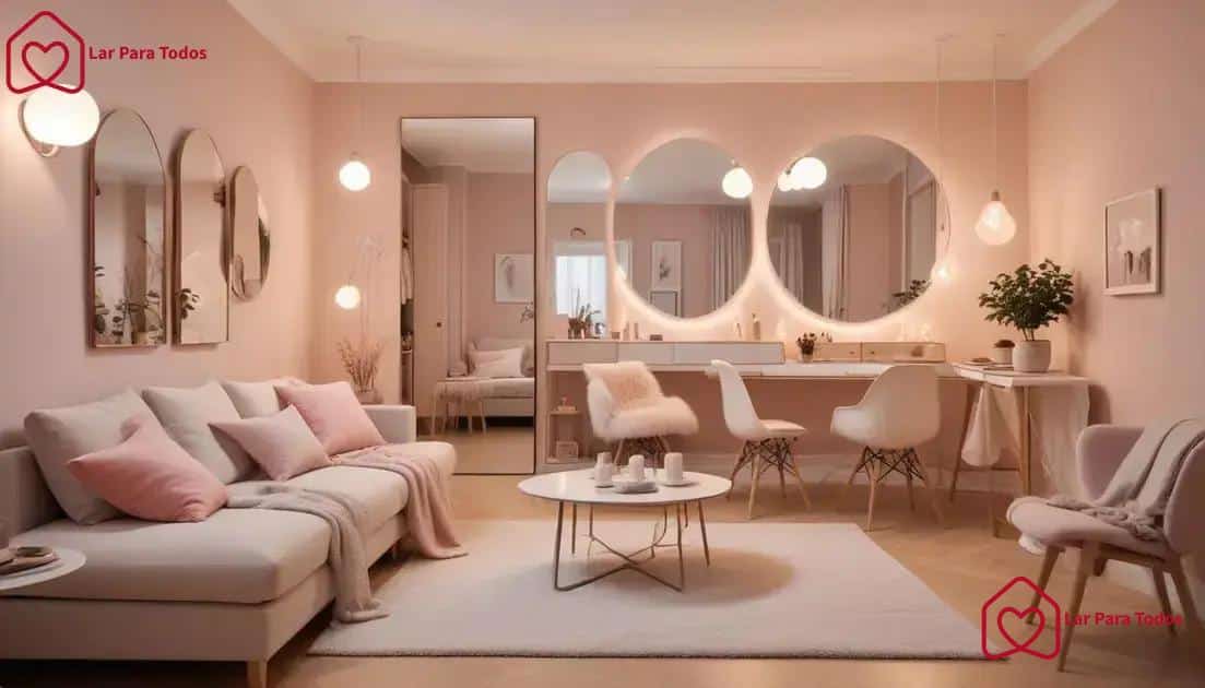 Cores e iluminação para apartamentos compactos